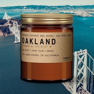 NWT "Oakland" Soy Candle 9oz | Hand-Poured in California